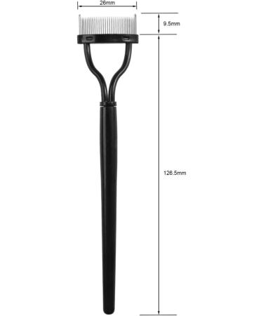 Frcolor Eyelash Comb Curler & Separator - Black Eyelash & Brow Makeup Tool for Perfect Application - Buy Online on GoSupps.com