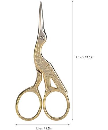 Demeras And Scissor 15x7x1 Professional Vintage Nail Art Stainless Steel Scissor Manicure Shear Tools Gold - Buy Online on GoSupps.com