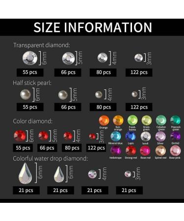 Teenitor Self Adhesive Face Gems - Festival Rhinestones for Makeup, Hair & Body - Stick On Pearls & Rhinestones Stickers - Buy Online on GoSupps.com