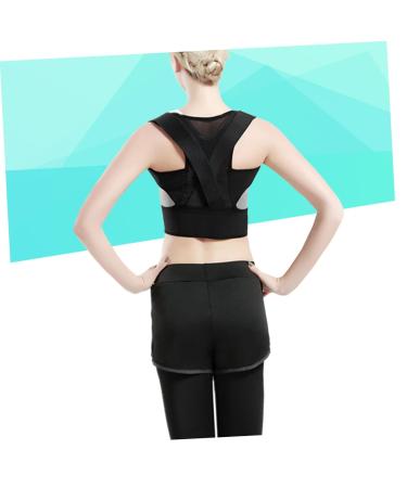 FRCOLOR Humpback Correction Belt | Best Posture Corrector & Shoulder Support Brace - Black - Buy Online on GoSupps.com