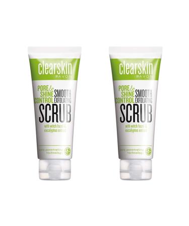 2 x Avon Clearskin Pore Penetrating Invigorating Scrub 75 mls each