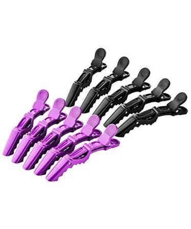 Hair clips approx. 9 cm bionic alligator mouth design 12 pieces hair clip anti-slip handle for make-up and laundry etc.