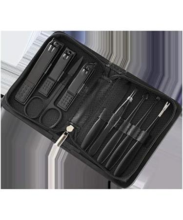 Nail clippers set Black Nail Clippers Set Nail Tools Nail Art Tools Clippers Trimmers 9-piece Stainless Steel Manicure Set (Color : B) - Buy Online on GoSupps.com