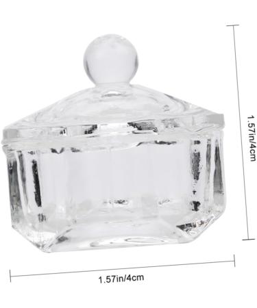 minkissy Nails nail art crystal c glass containers with lids nail dappen c nails glass jar Dappen Dish Bowl acrylic powder dish terrarium nail art tool nail art cs manicure washing Art - Buy Online on GoSupps.com