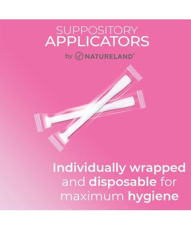 Natureland Vaginal Suppository with Applicators - 50 Units | Boric Acid pH Balance Tablets - 40 Units | Soft Tip Auxiliary Tool - 10 Units | Designed in USA - Buy Online on GoSupps.com