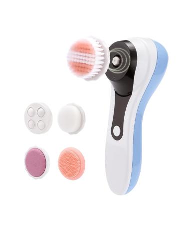 POFET 5 in 1 Electric Exfoliator Spinning Cleanser Device Waterproof Face Gentle Exfoliating Scrubbing Skin Care