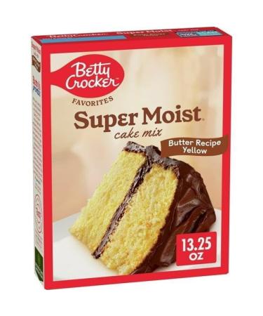 Betty Crocker Super Moist Butter Recipe Yellow Cake Mix 376g (13.25oz)