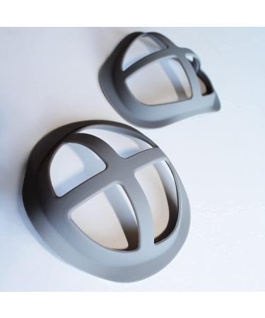 Mask Helper: Soft Silicone Face Mask Inner Support Frame | Mask Bracket Inserts for Comfortable Breathing Room & Makeup Protection | Washable & Reusable (Adult Size) - Buy Online on GoSupps.com