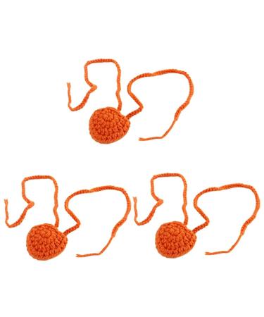 Milisten 3pcs Nasal Hair Trimmer Nasal Suction for Adults Trimmer for Men Nose Warmer for Women Creative Nose Glasses for Kids Protective Nose Nasal Shield Baby Orangex3pcs 14*4.85cmx3pcs
