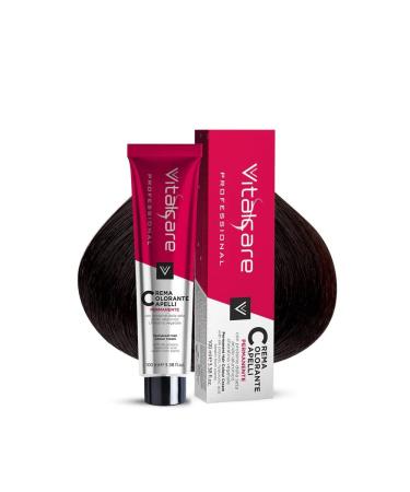 SODICO srl Vitalcare Hair Color Cream with Silk Proteins No 00 black