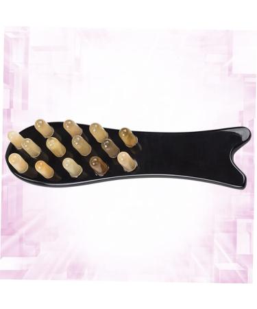 Buy TOVINANNA Natural Horn Massage Comb | Scalp Smoothing & Hair Care | International Shipping Available - Buy Online on GoSupps.com
