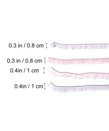 HEALLILY Handmade Doll Eyelashes - Long Natural Fake Eyelashes for Teddy Bear DIY Accessories (4pcs) - International Shipping - Buy Online on GoSupps.com