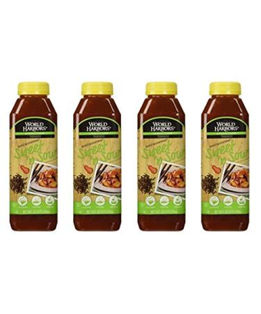 World Harbor, Maui Mountain, Hawaiian Style Sweet & Sour Sauce, 16oz (Pack of 4) 1 Pound (Pack of 4)