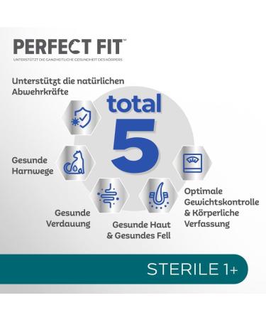 BUY PERFECT FIT Sterile Adult Cat Food - Chicken 7 kg | Ideal for Sterilized Cats 1 Year+ - Buy Online on GoSupps.com