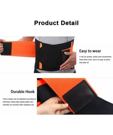 Adjustable Waist Support Belt for Back Pain Relief | Lordosis Support | Men's Orthopedic Corset | Size XXL - Buy Online on GoSupps.com
