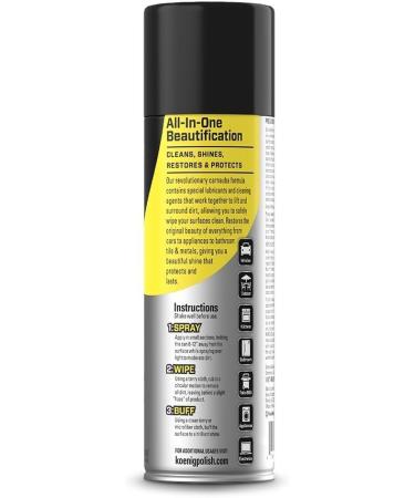 Koenig Spray Polish | Eco-Friendly Multipurpose Cleaner & Polish for Home & Auto | Green-Based Household Spray - Buy Online on GoSupps.com