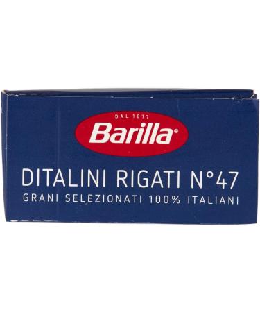  Italian Gourmet E.R. Barilla Ditalini Rigati Pasta No. 47 500 g + Italian Gourmet Pulp 400 g (Pack of 20) - Buy Online on GoSupps.com