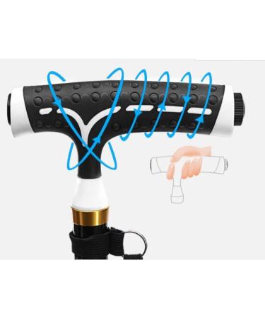 Crutches for The Elderly Four-Legged Telescopic Elderly Aluminum Alloy Lightweight Multifunctional Cane Cane with Light and Non-Slip Walking Stick Smooth Sailing - Buy Online on GoSupps.com