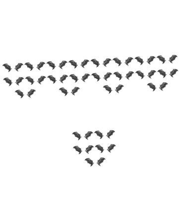 FRCOLOR 25 Pairs Diy Material Punk Style Hair Clips Goth Accessories Halloween Hairpin Props Black Hair Halloween Bat Hairpin Cosplay Halloween Hairpin Bat Wing Headband Alloy Earth Tones