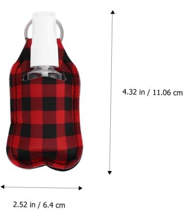 Shop Healeeved Mini Travel Spray Bottle Set - 9 Pcs Key Holder & Storage Box for Perfume & Hand Wash - Perfect for International Shipping - Buy Online on GoSupps.com