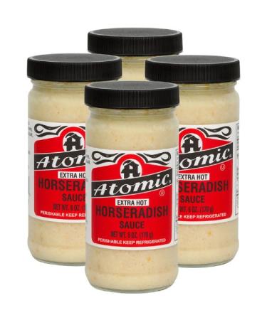Atomic Horseradish - Extra Hot - "4 Pack" - (6 Oz Jars)