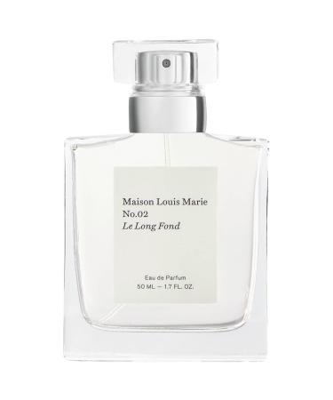 Maison Louis Marie - No.02 Le Long Fond Natural Eau de Parfum Spray | Luxury Clean Beauty + Non-Toxic Fragrance (1.7 fl oz | 50 ml)