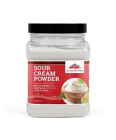 Hoosier Hill Farm Sour Cream Powder, 1 Pound 1 Pound (Pack of 1)