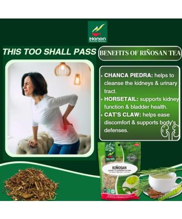 Hanan Ri osan Herbal Blend 1.8 oz (50 g) - Loose Leaf Tea of Dried Chanca Piedra (Stone Breaker) Horsetail Cat's Claw and Huamanpinta - Herbal Supplement - Buy Online on GoSupps.com