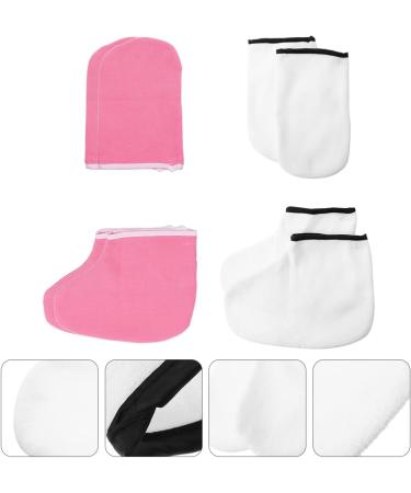 FOMIYES 12 Pairs Hand and Foot Mask Moisturizing Socks Fabric Paraffin Socks Paraffin Mittens Gel Gloves Foot Spa Covers Skin Care Gloves Soothing Skin Warmer Spa Socks Insulation Boots - Buy Online on GoSupps.com