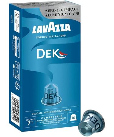 Lavazza Dek Coffee Pack of 10 Nespresso compatible aluminium capsules - Buy Online on GoSupps.com