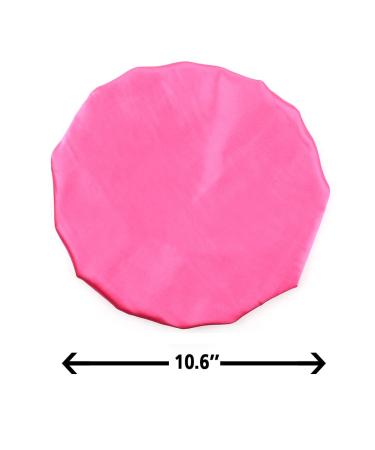 Greatremy Kids Satin Braid Bonnet - Double Layer Silky Night Hat for Curly Hair - Rose - Buy Online on GoSupps.com