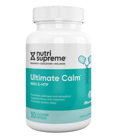 Nutri Supreme Ultimate Calm with 5-HTP Supports Calm and Relaxed Mood Quality Sleep All Natural 90 Capsules