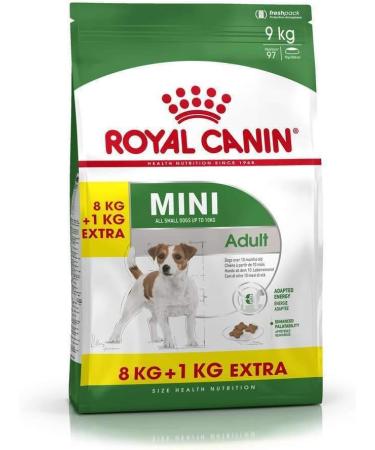 Royal Canin Mini Adult Dog Food 8 + 1 kg Pack of 1 (1 x 9 kg) - Buy Online on GoSupps.com