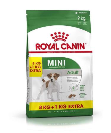 Royal Canin Mini Adult Dog Food 8 + 1 kg Pack of 1 (1 x 9 kg)