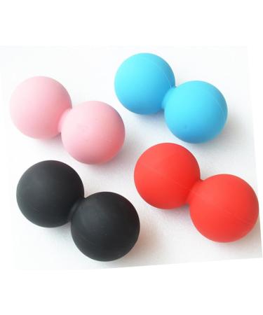 Fomiyes Peanut Massage Ball - Double Mobility & Yoga Roller for Muscle Relief | Fascia & Fitness Red - Buy Online on GoSupps.com
