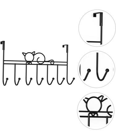 Holibanna 7 Door Hook Coat Hangers Bedroom Door Robe Hanger Hanging Storage Organizer No Trace Office Clothing - Buy Online on GoSupps.com