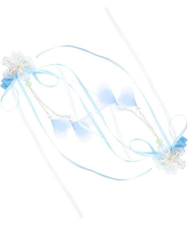 Beaupretty 5 Pairs tassel flower hair clip hair accessories for kids flower headpiece kids hair accessories flower hair accessories blue hair accessories hair clips big flower hairpin child - Buy Online on GoSupps.com