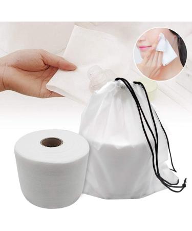Face Cloth Drawstring Bag Type Skin-Friendly Non-Woven Fabric Face Towel Face Cleansing Tissue Roll Paper - Buy Online on GoSupps.com