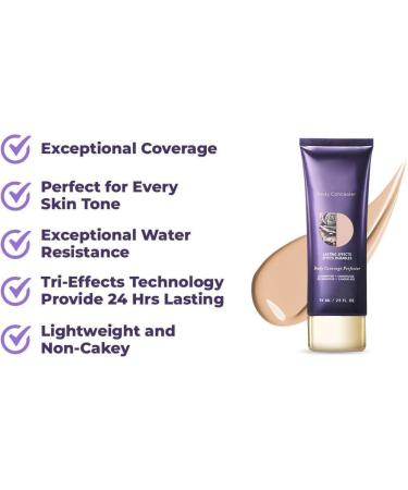 Body Concealer Waterproof Tattoo Cover Makeup Body Concealer Repair Cream Full Coverage Body Coverage Perfector - Buy Online on GoSupps.com