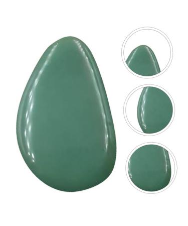 Natural Jade Eye Scraping Massage Tool - Aventurine Jade Massager | 6.5x4.2cm | International Shipping Available - Buy Online on GoSupps.com