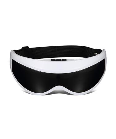 Eye-temple massager with vibration elastic band to relieve eye loads in dry eyes electrical massage device with 9 modes for improvement and sleeping wearing your eye