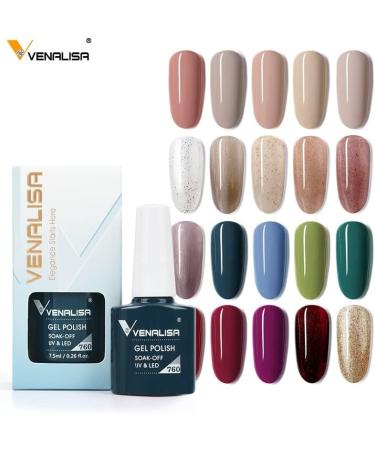 Gel Nail Polish 7.5ml Upgraded High Pigmentation Funny Bunny Glitter Gel Lacquer Nail Art Manicure Nail Gel Polish - (Color: 728) - Buy Online on GoSupps.com