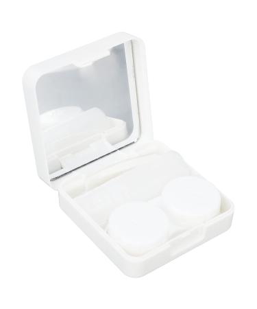 HEITIGN Cute Cartoon Heart Contact Lens Case 5-in-1 Travel Kit with Mirror & Tools - Perfect for Girls & Women - Buy Online on GoSupps.com