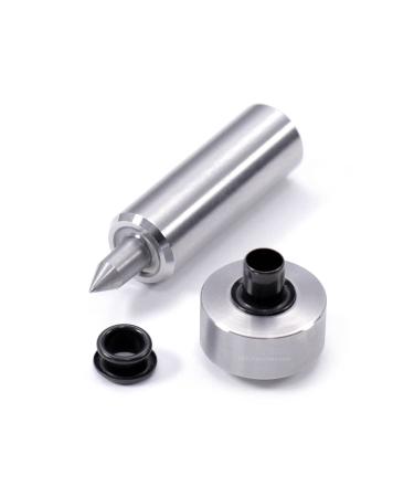 Eyelet Setting Tool & Eyelet Combo - (1)  #8 3-Piece Eyelet Setting Tool (1/4 Inch)  + (100) #8-9 Black Eyelets (1/4 Inch Diameter) - for Holster Making  Sewing  Tents  Banners  Sails  etc. (#8 Setting Tool) + (100)(8-9 Black Eyelets) - Buy Online on GoSupps.com