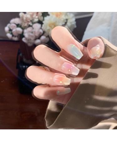 Colorful Handmade Wearing Nail Art Patches Fake Nails Detachable Nail Art(M) - Buy Online on GoSupps.com