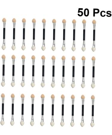 Didiseaon 50pcs Makeup Tools Aluminum Portable Dual Sides Daily Stick Beauty Shadow Eyeshadow Women Sponge 7.5X0.5cm As Shown - Buy Online on GoSupps.com