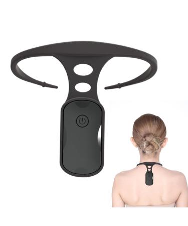 BestAlice Smart Posture Corrector and Trainer Hanging Back Posture Correction Intelligent Posture Trainer Lightweight and Durable Check Posture In Real Time Universal for Men And Women Black Black 20x15cm/8x6inch