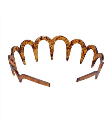 Fodattm 2pcs Zigzag Hair Comb & Plastic Headband | Stylish Women Hair Accessories for All Hair Types - Buy Online on GoSupps.com