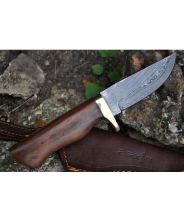 Perkin Handmade Damascus Hunting Knife - AR100 | Premium Quality International Shipping - Buy Online on GoSupps.com