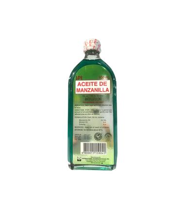 Aceite De Manzanilla 100ml Large Size (NEW STOCK) - Buy Online on GoSupps.com